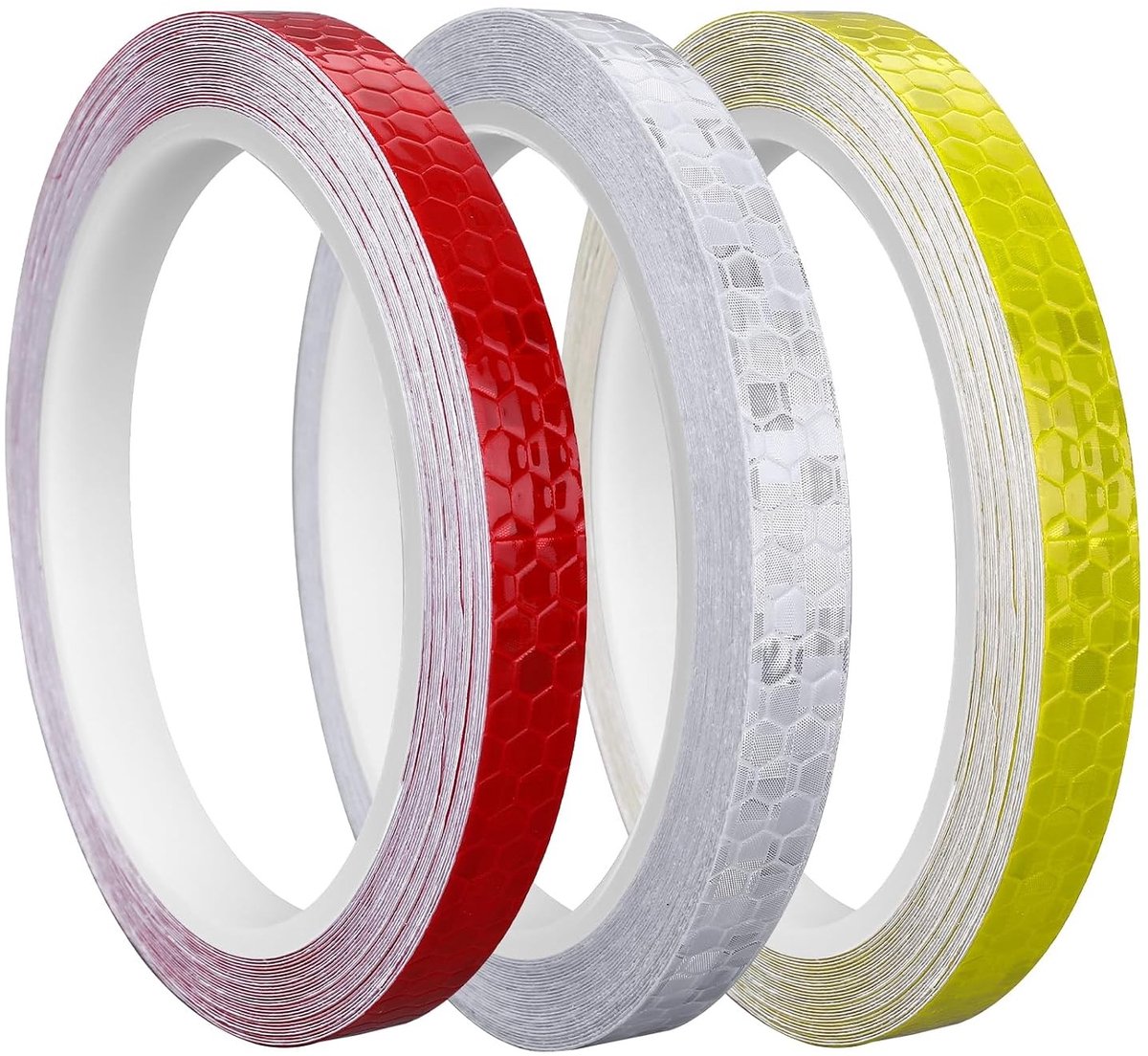 Reflecterende Tape 10 mm x 8 m - Zelfklevende Waterdichte Reflector Stickers voor Fietsen, Helmen en Motoren