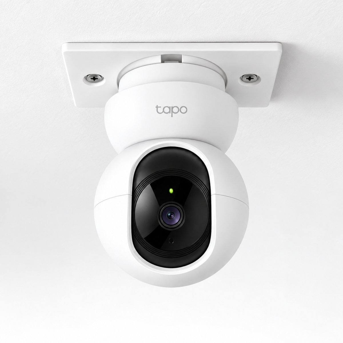 YUOM Plafondbeugel Geschikt voor TP-Link Tapo C200 Beveiligingscamera – Camera Houder – Plafond Mount – Wit
