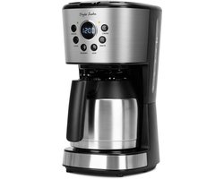 Taylor Swoden Koffiezetapparaat Filterkoffie - Instelbare Sterkte - Warmhoudfunctie - Anti-Drup - 10 koppen - Zwart/rvs