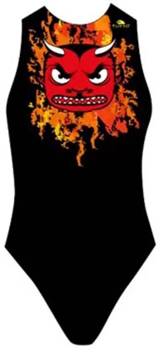 Turbo Devil Zwemkleding Zwart 3XL Vrouw Black / Red