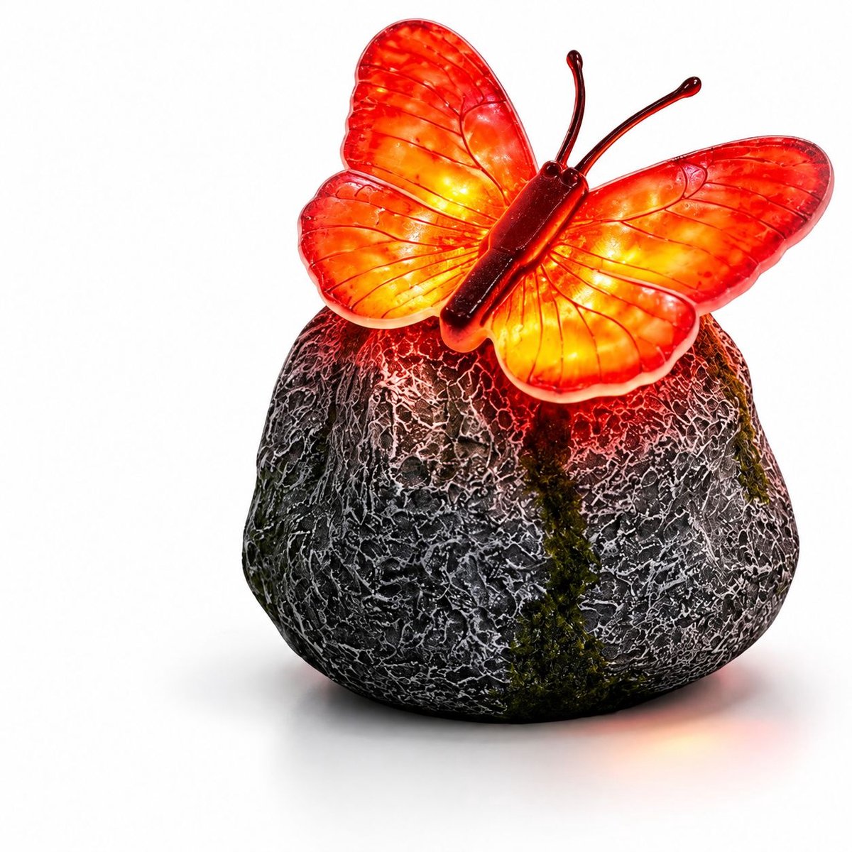 VHV - Zonne‑energie vlinder decoratielamp - Energiezuinig - Solar Tuinverlichting - Buitenlamp - Sfeerverlichting - Tuin Decoratie voor Buiten - Waterafstotend