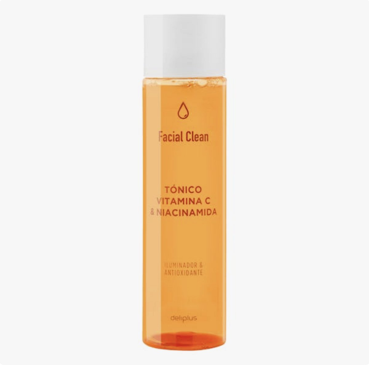 Deliplus Facial Clean Tonic Vitamine C en Niacinamide 255 ml gezichtsreiniger, verhelderende en antioxidante gezichtstoner