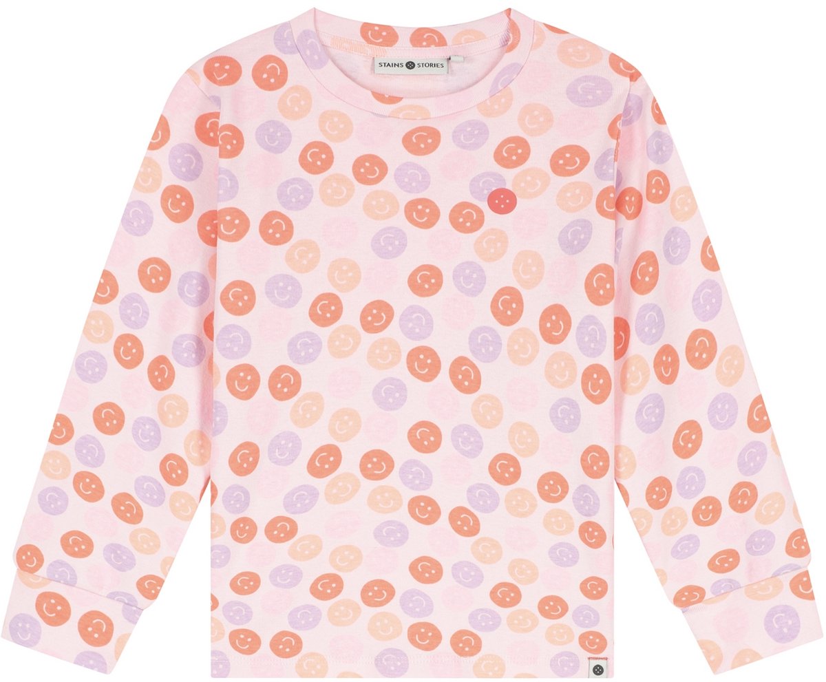 Stains&Stories Stains & Stories - Pyjama - Smiley - Roze