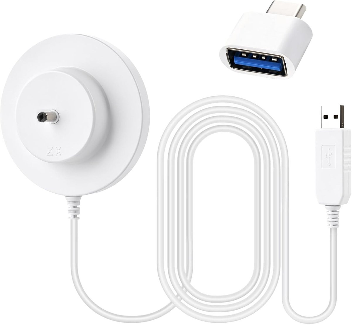 Oplaadstation voor Toniebox - 9V USB naar DC Charger met Type-C Adapter en 1.8m Kabel - Vervangend Oplaadaccessoire voor Audioplayer