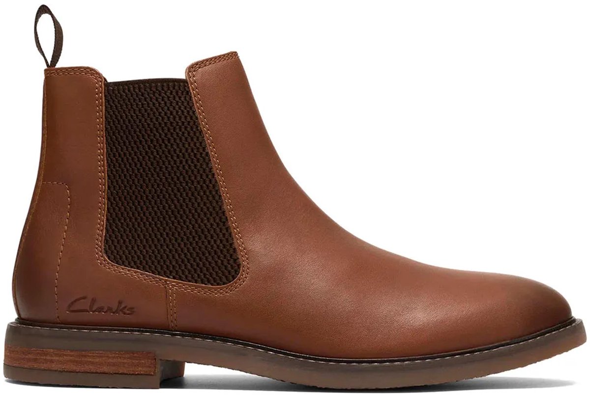 Clarks Shoes Jaxen Easy Booties Bruin EU 41 Man