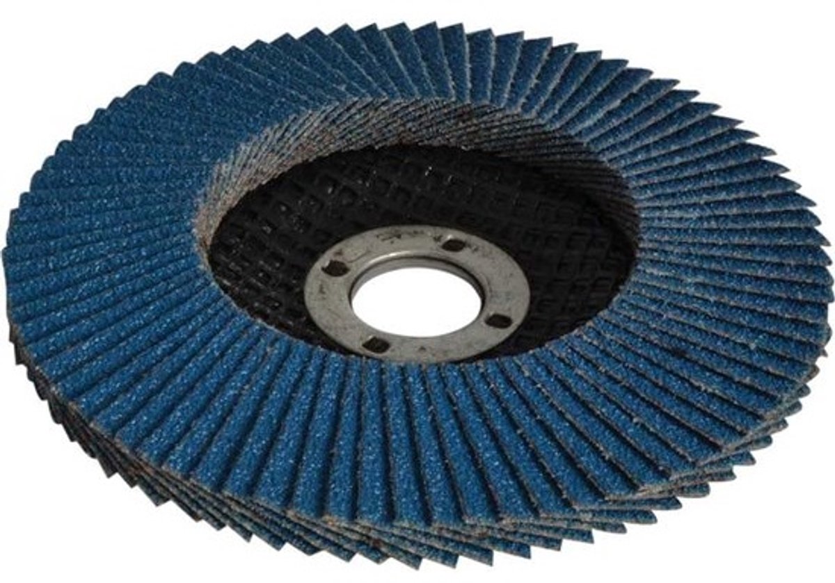 Slijpschijf zirkoniumaluminium 100 mm fijn voor hout, metaal en kunststof