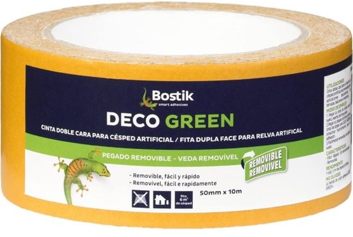 Dubbelzijdige tape - Verbindingstape - Voor het bevestigen van kunstgras - Eenvoudig te installeren - 5 cm x 10 m - Wit