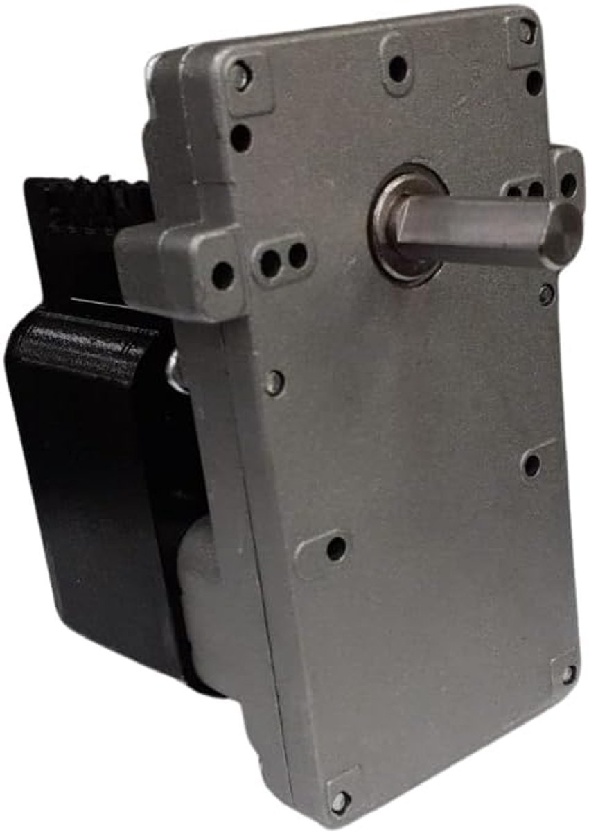 Speed motor 5 rpm - schacht diameter 8.5 mm - geschikt voor pelletkachels - betrouwbare aandrijving - ShopVlot