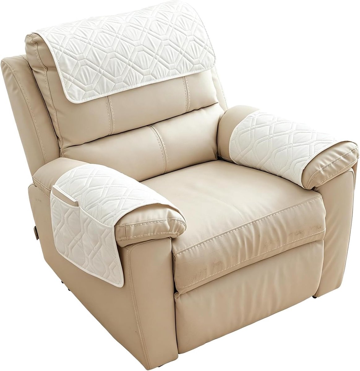 Armleuningbeschermer - met zakken - anti-slip - ideaal voor fauteuils - ShopVlot