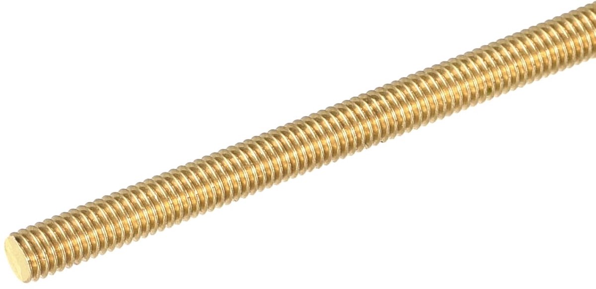 DMiotech Full Threaded Rod Brass Right Thread Rod Clamp and U-Bolt M6 x 250mm - ShopVlot