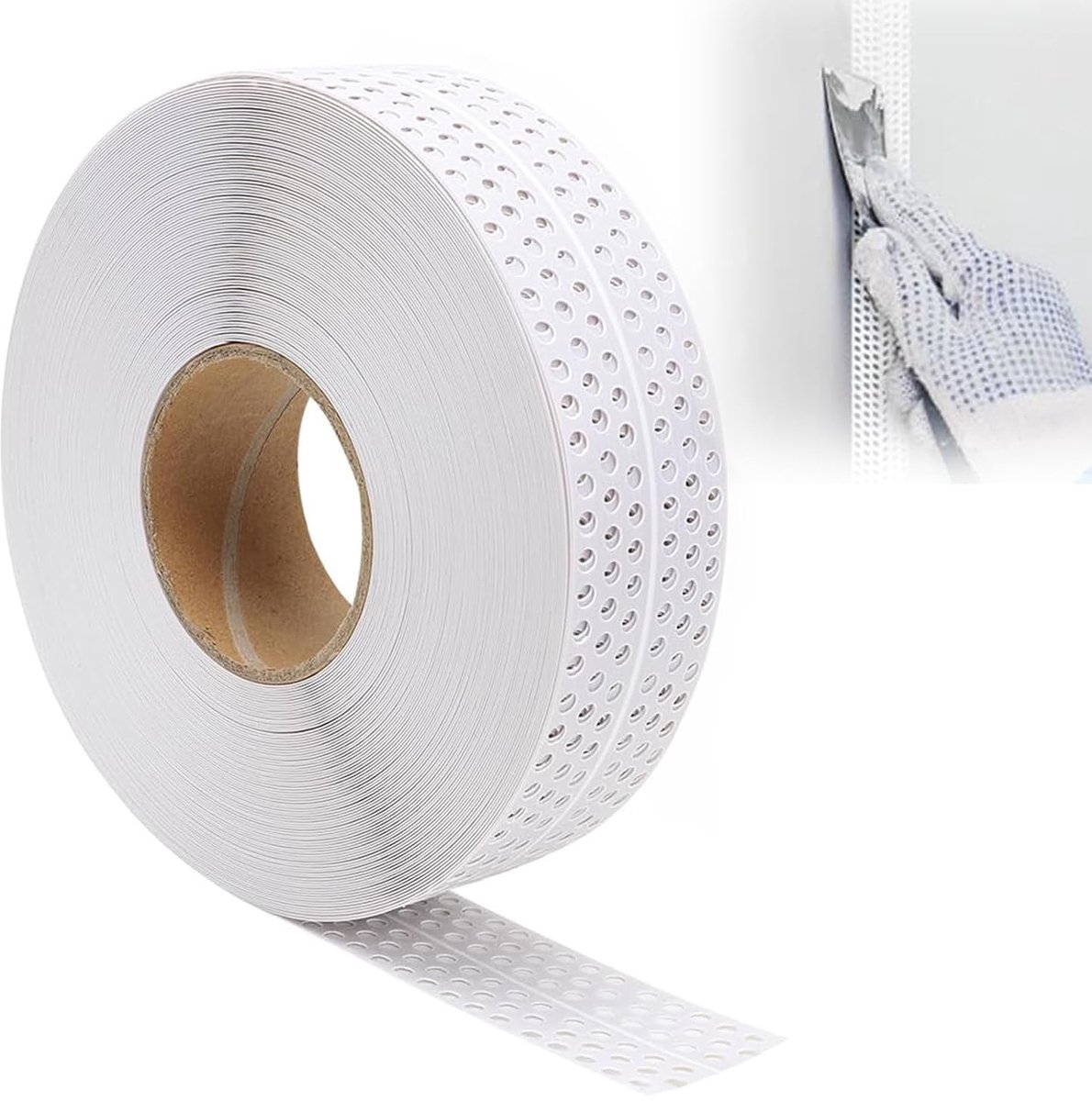 Zelfklevende Voegenband 40m x 5cm voor Gyproc, PVC en Droge Bouw - Ideaal voor Keuken, Badkamer en Toilet