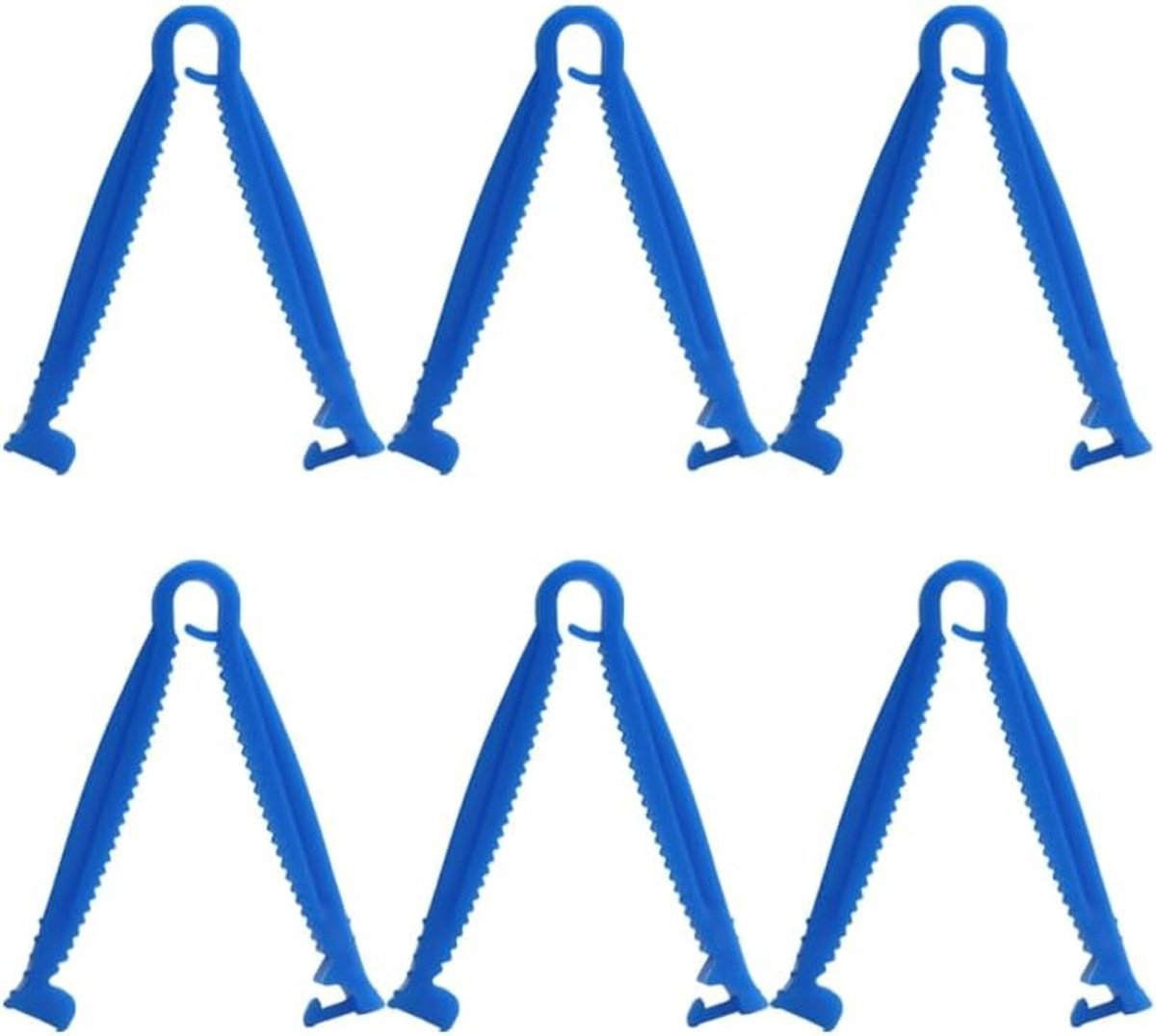 Set van wegwerp plastic navelklemmen voor het afknellen van de navelstreng, veilig en hygiënisch voor kalveren, lammetjes en jonge dieren