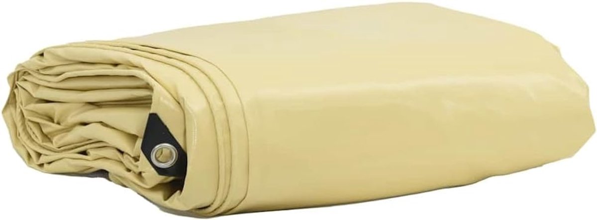 2 x 3 m, canvas, pvc-gecoat, tuinzeil, beige