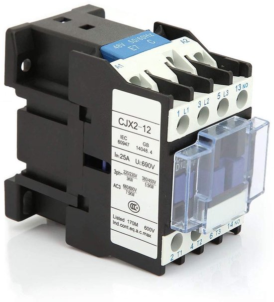 Rail Mounted Contactor voor Industriële Toepassingen - 48VDC, Elektrische Schakelaar, Betrouwbare Prestaties en Duurzaamheid — afbeelding 5