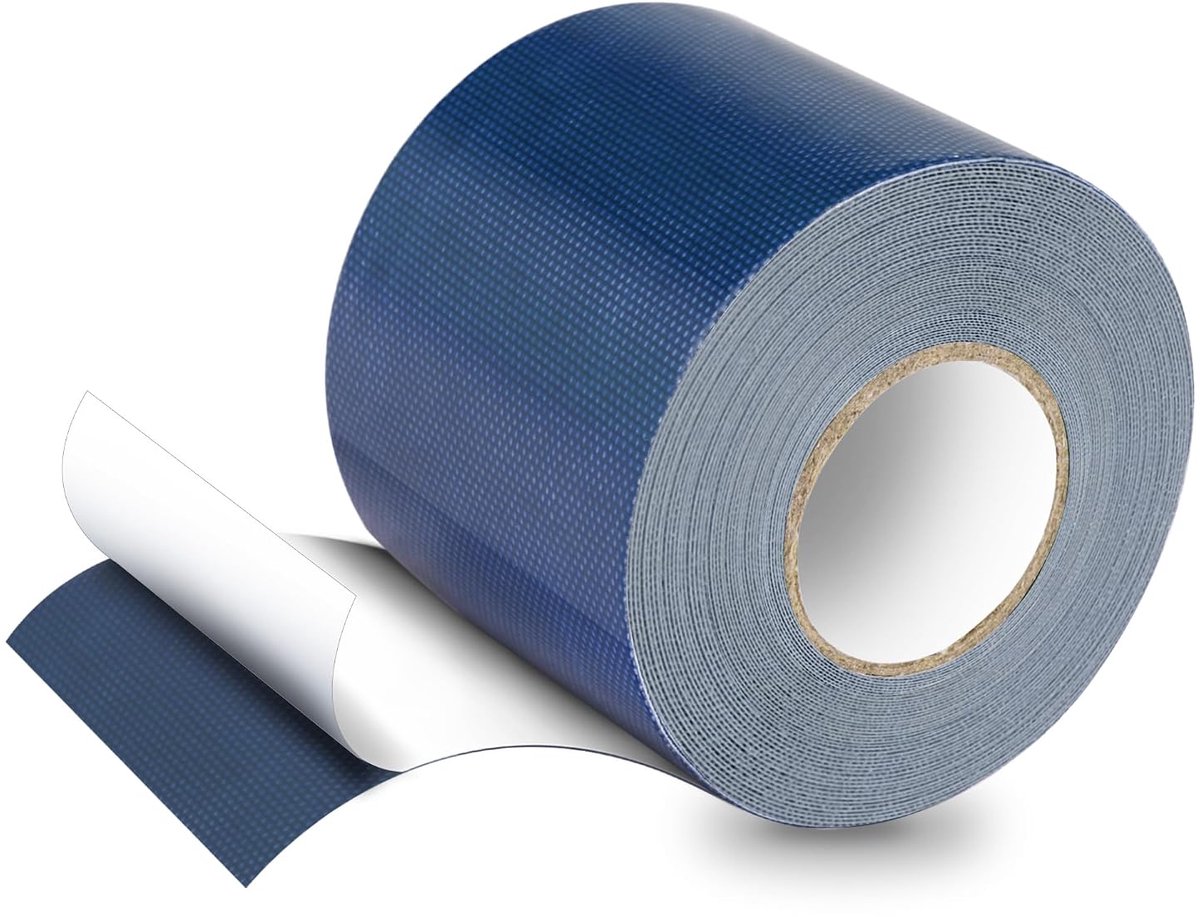 Tarpaulin Repair Tape 10M x 8CM - PVC Blauw - Sterke hechting - Voor het repareren van zeilen - ShopVlot
