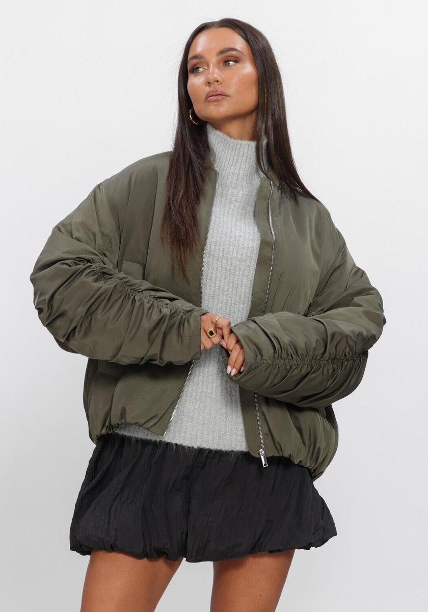 EDITED Zereena Jacket Jassen Dames - Winterjas - Donkergroen - Maat 40