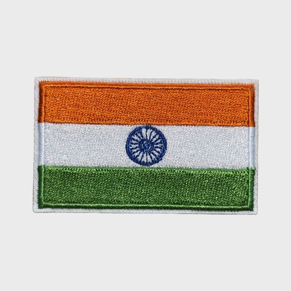 Patchy® – Indiase vlag Strijk Embleem Patch 6.5 x 4 cm