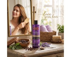 Bioblas Anti Hair Loss Shampoo – Biotin + Caffeine + Arginine – 400 ml – Tegen Haaruitval & Versterkt Haarwortels – Sulfaatvrij - cafeïne shampoo - shampoo met arginine - sulfaatvrije shampoo - shampoo voor haargroei - haarversterkende shampoo