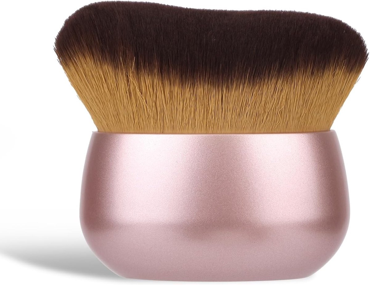 Grote Body Makeup Kwast voor Zelfbruiners, Ideaal voor Evenredige Applicatie op Gezicht, Hals, Rug en Benen, Geschikt voor Nat en Droog Gebruik
