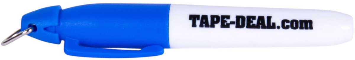 Tape-Deal Mini Permanent Marker Blauw