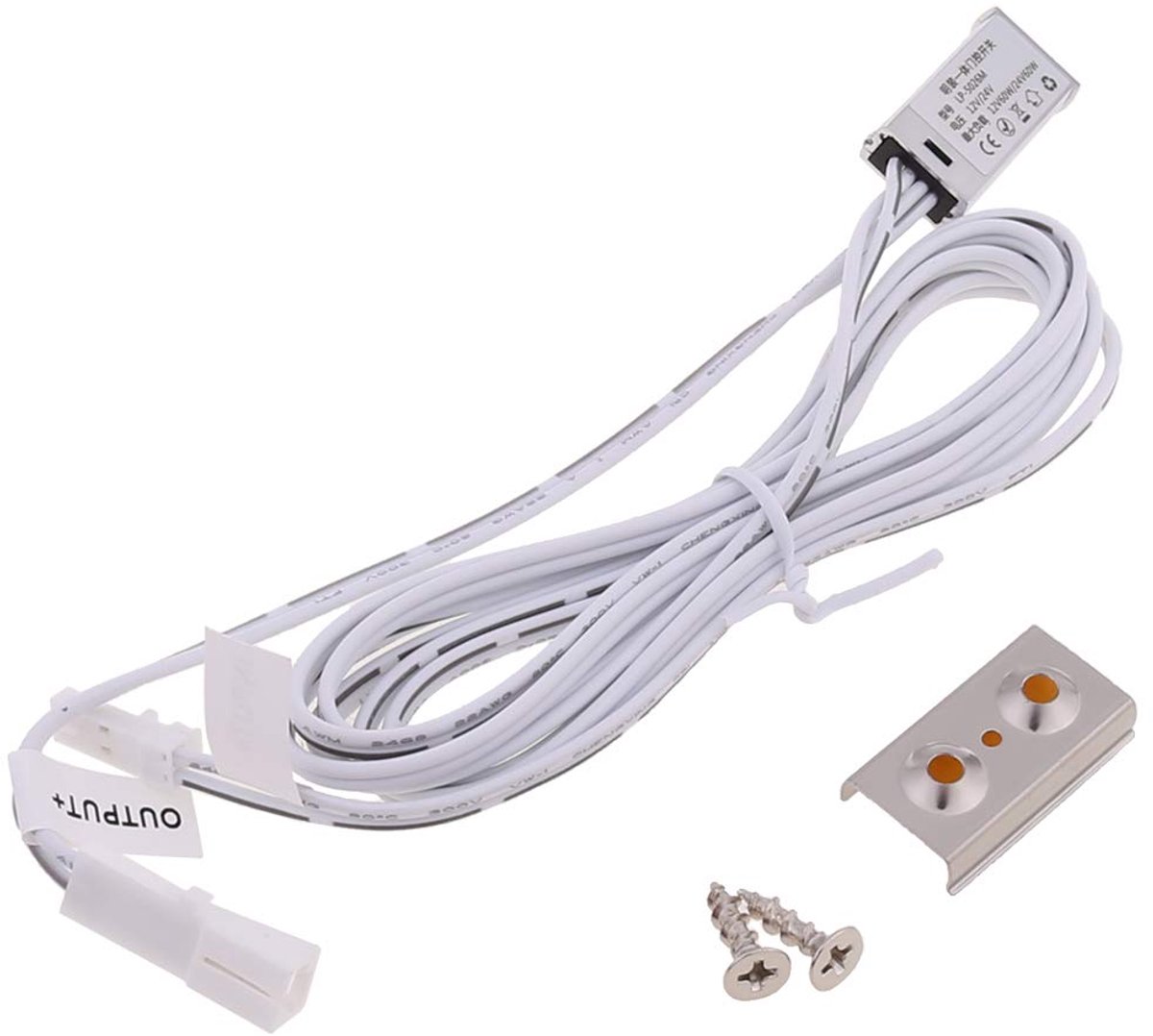 12 V/24 V Garderobe Kast Lichtschakelaar Infrarood Deur Schakelaar 5A 60 W Sensor Sensor Schakelaar - ShopVlot