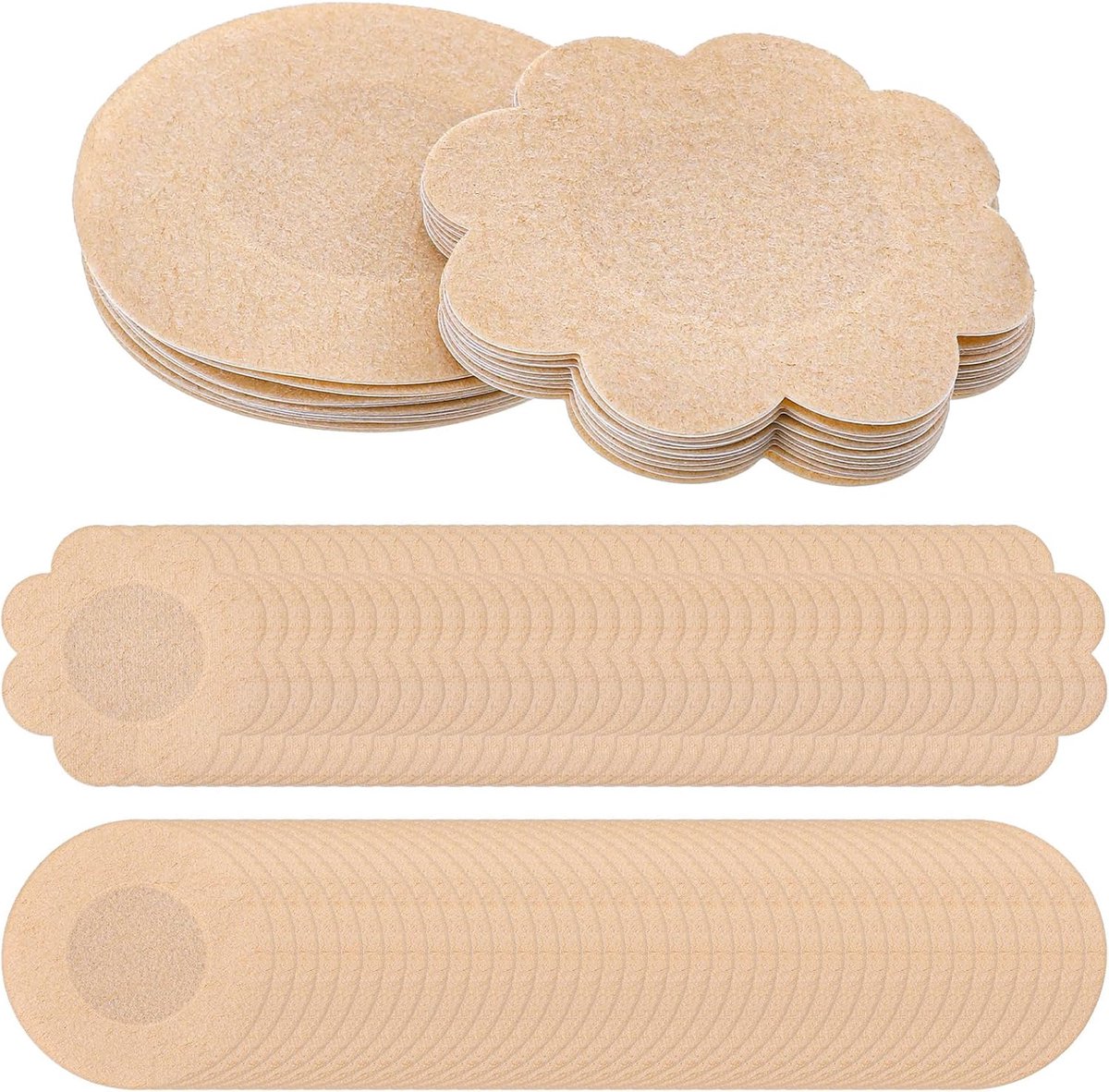 Pack of 120 Nipple Pads for Men, Nipple Covers, Disposable Nipple Pads, Invisible and Comfortable, Anti-chafing Nipple - ShopVlot
