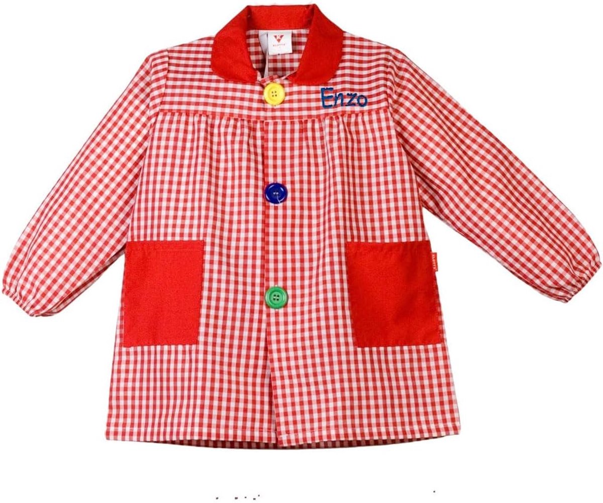 Babi College Geborduurd met Naam - Rood - X-Small - Persoonlijk en Uniek - ShopVlot
