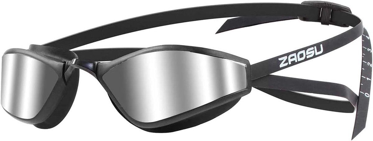 ZAOSU Z-Matrix Mirror Reflective Swimming Goggles for Men and Women Adjustable Swimming Goggles Mirrored Anti-fog - ShopVlot