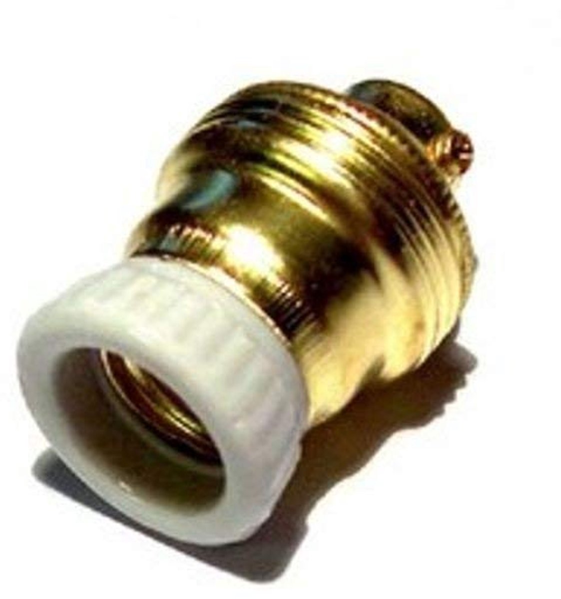 FAI 1036 lamp holder metal E14 smooth porcelain ring - ShopVlot