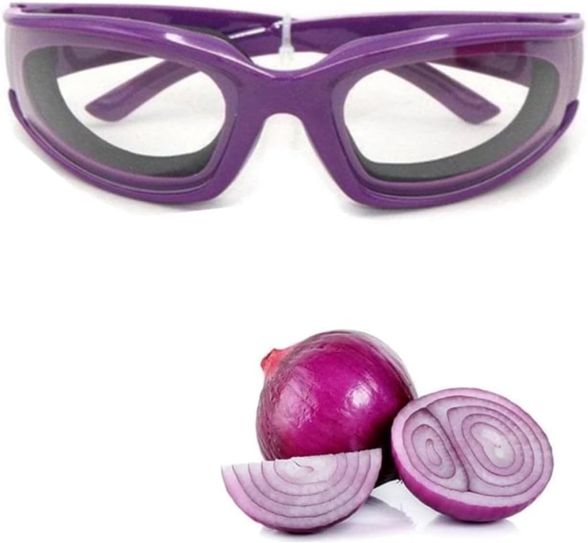 Veiligheidsglazen voor het Snijden van Uien, Anti-Spicy Uienbril, Keukenaccessoires voor Comfort en Bescherming