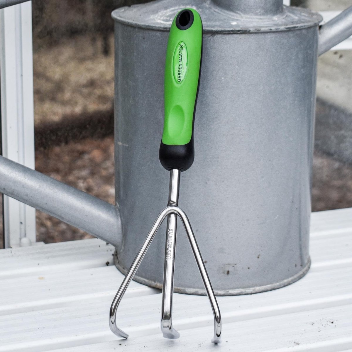 Garden Master® Handcultivator – Zware, roestbestendige tuinfrees van roestvrij staal voor het losmaken van de grond - ShopVlot