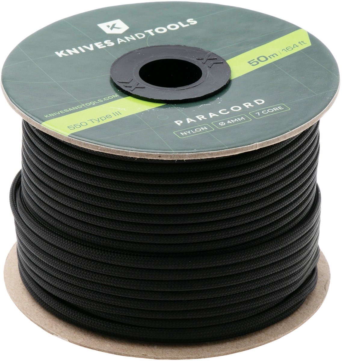 Knivesandtools 550 Paracord Type III - 50m Black