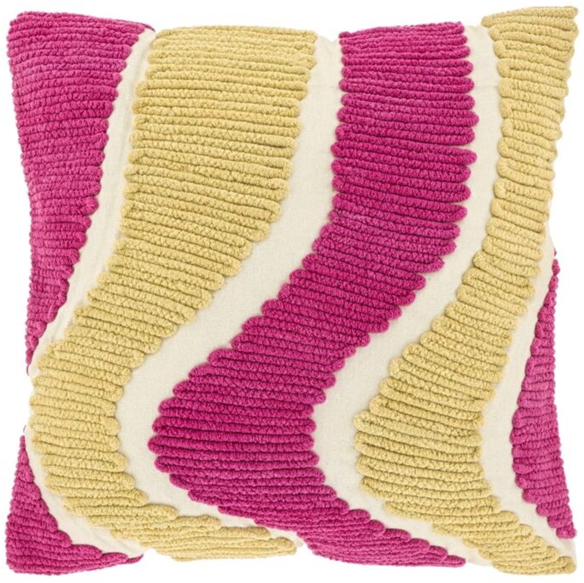 Unique Living Sierkussen Charly - Fuchsia - 45x45cm