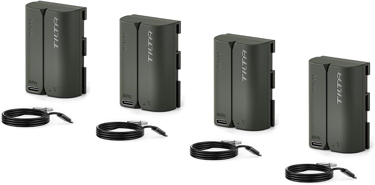 4-Pack LP-E6P Camera Battery 2400mAh with USB-C Input - ShopVlot
