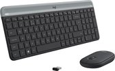 Logitech Slim Wireless Keyboard and Mouse Combo MK470 toetsenbord RF Draadloos QWERTZ Zwitsers Grafiet