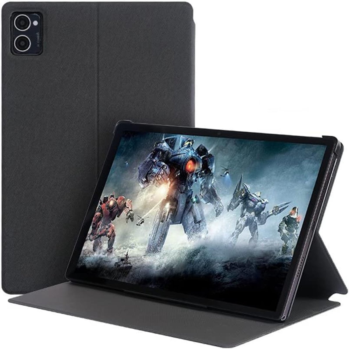 Zshion Tablet Case Compatible with Chuwi HiPad XPRO 10.5 inch, PU Leather Folding Stand, Flip Case Cover with Auto - ShopVlot