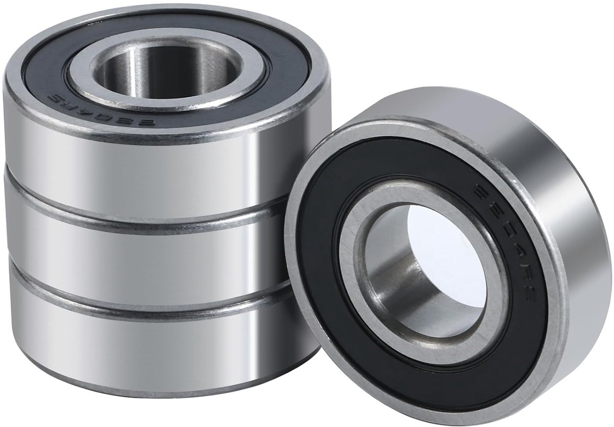 Kogellagers 6204-2RS - 20 x 47 x 14 mm - rubberen afdichting - ideaal voor DIY en machines - ShopVlot