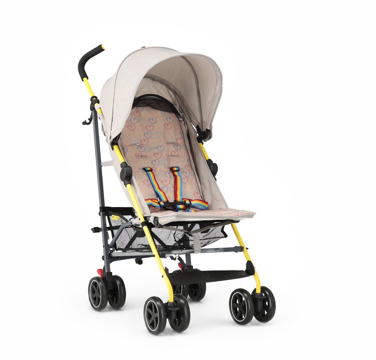 Mooiys Paraplu Buggy Inklapbaar - Kinderbuggy Compact - Cream – foto 4