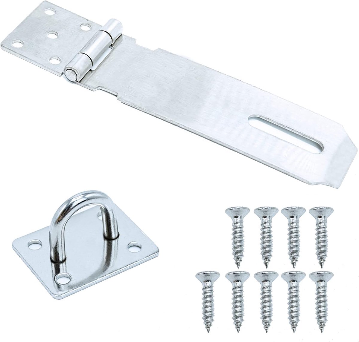 Deurslot 5 Inch - Rvs Beveiligingsslot - Robuust en Duurzaam - Voor Deuren en Raam - ShopVlot