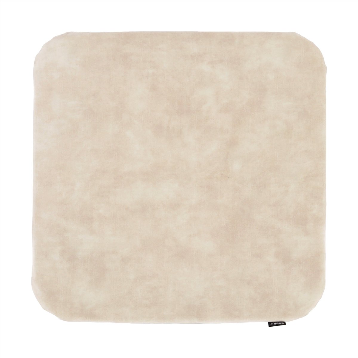 Bopita Boxmatras Hoes - Caro - 83 x 83 cm - Velours - Naturel