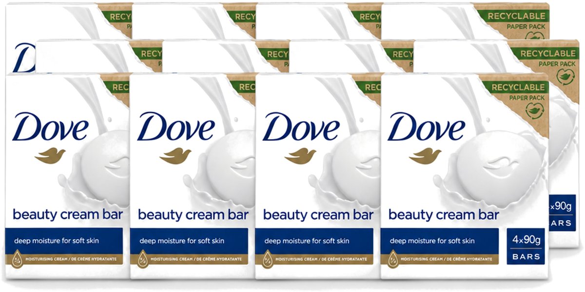 12 x Dove Original - Zeep - Beauty Cream Bar - 360 g - Voordeelverpakking - 12 stuks