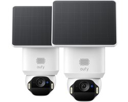 eufy SoloCam E42 Duo pack- 4K PTZ beveiligingscamera outdoor - 360° pan/tilt - AI-tracking - Draadloos - Zonne-energie -