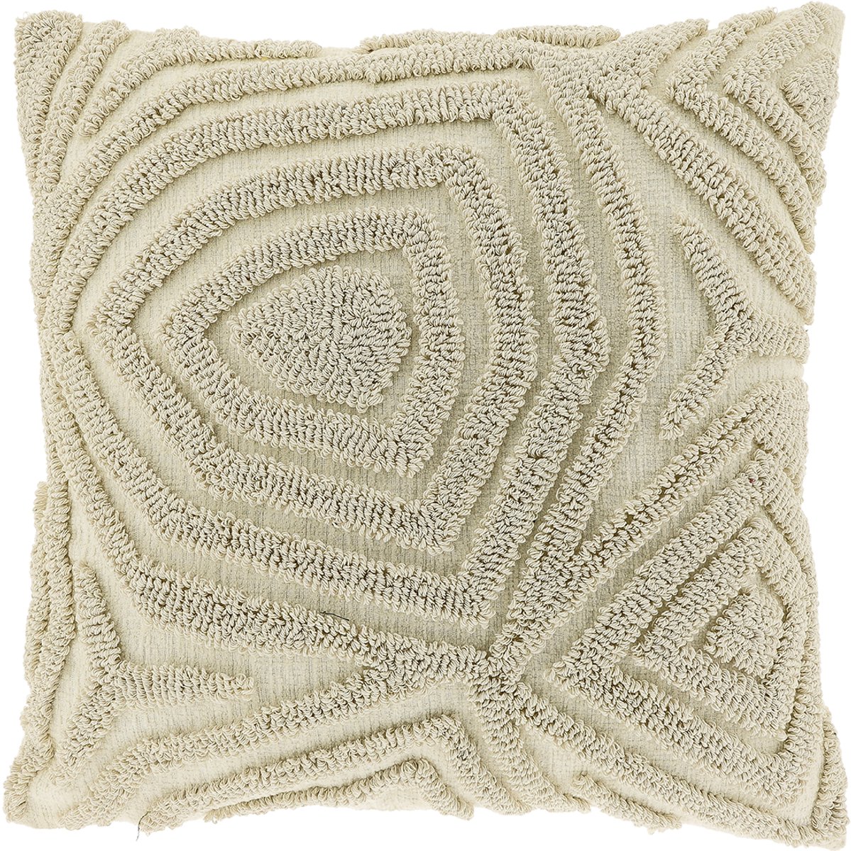 Unique Living Sierkussen Corfu 45x45cm - Dove White Wit