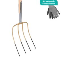 Tuilana ® - Mestvork - 4 tanden - 85 cm steel - Compleet - Hoogwaardige kwaliteit - Nu met GRATIS werkhandschoenen