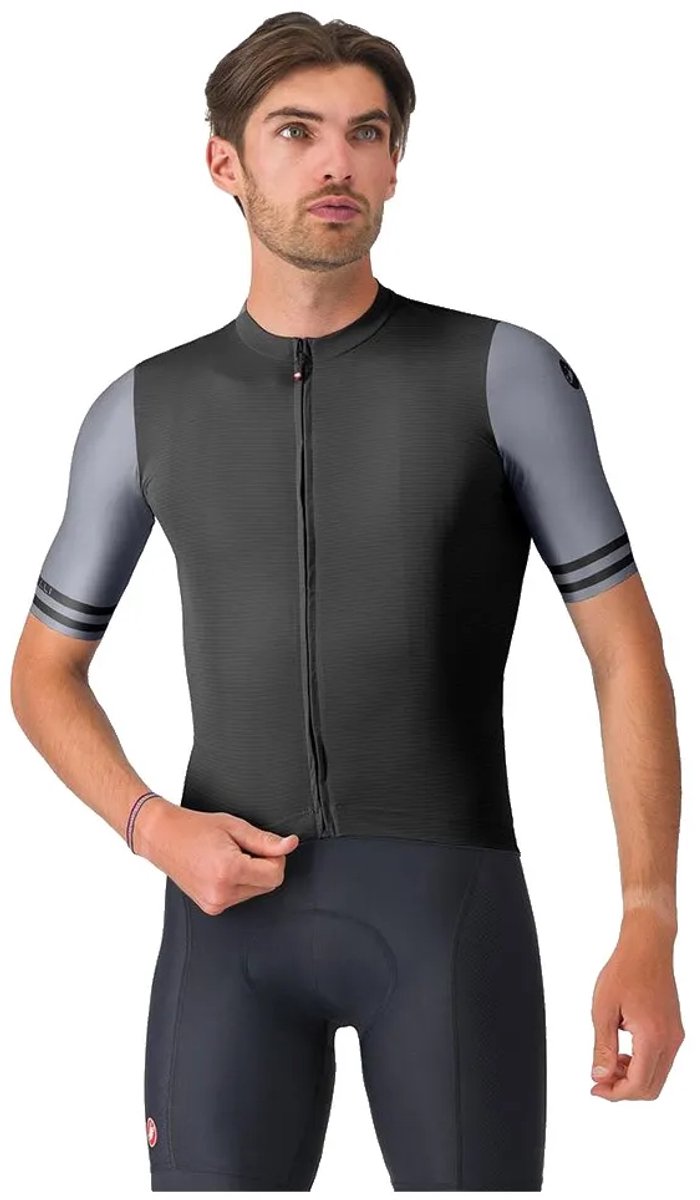 Castelli Prologo Lite 2 Korte Mouw Wielertrui Zwart XS Man