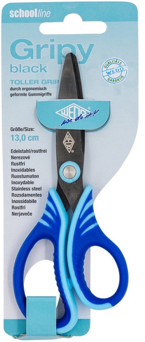 Wedo GRIPY, Kind, Rechte knip, Enkel, Zwart, Paars, Universeel, Ronde uiteinden