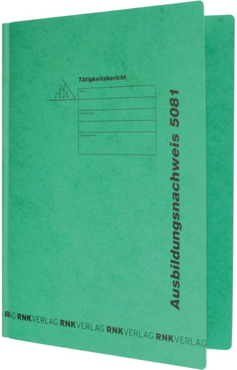 RNK Verlag opleidingsmap, karton 390 g/m², A4, groen