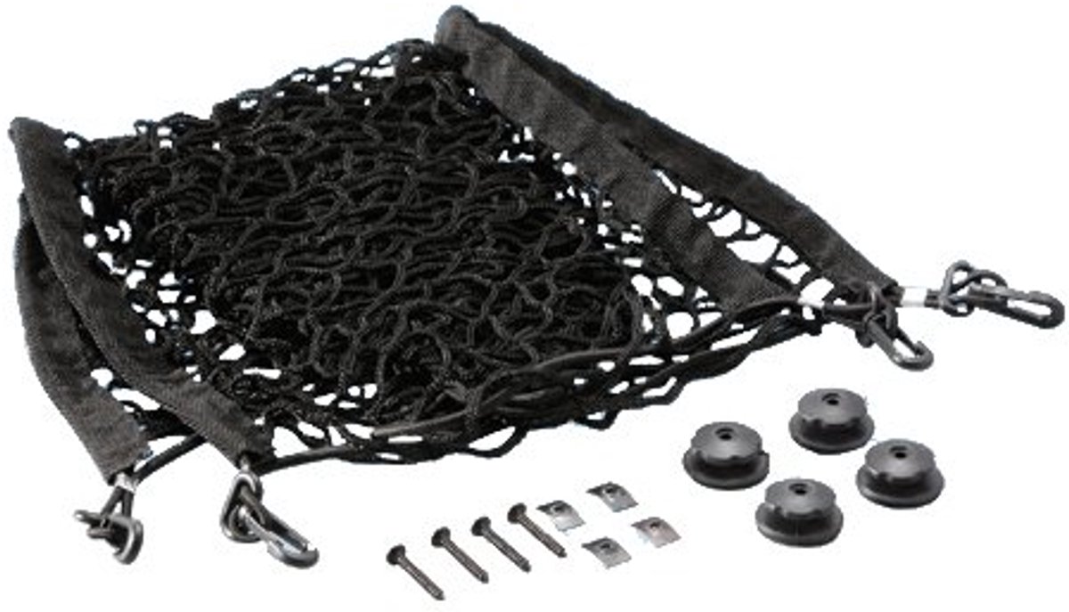 cartrend kofferbaknet, 98×64 cm, karabijnhaken, polypropylen