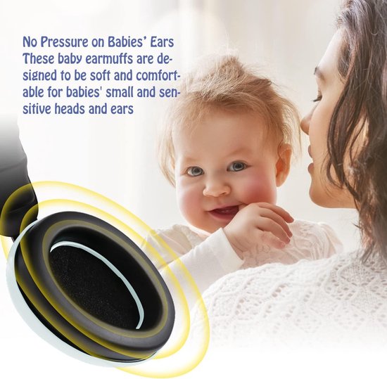 Geluiddempende Oorkappen voor Baby's van 0-3 Jaar, Ideaal voor Geluidsbescherming en Comfort — afbeelding 2