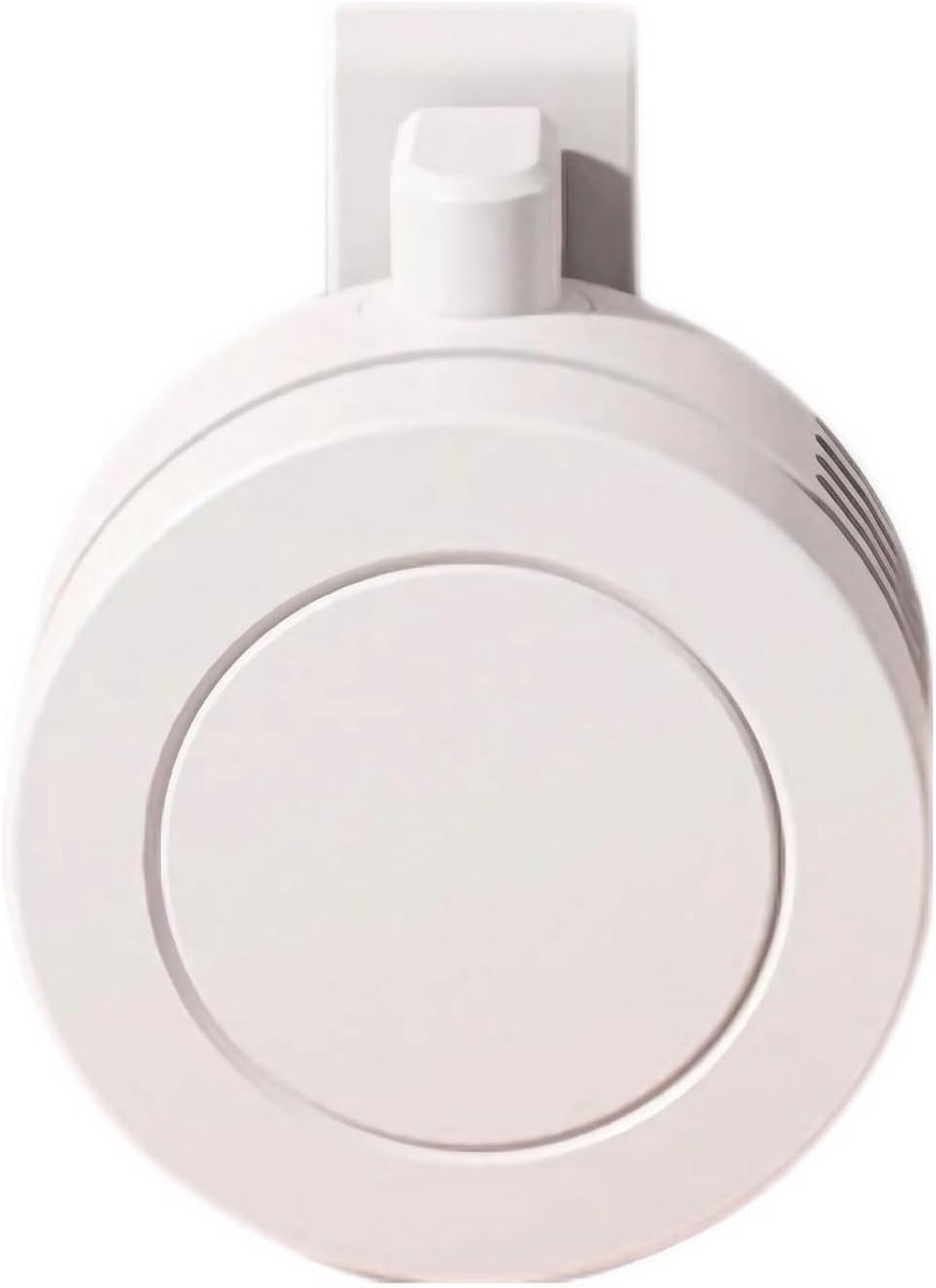 ThreeH Mini Clip Fan Small Bladeless Whirlwind Clip On Fan for Shirt Adjustable 3-Speed Suspended White - ShopVlot